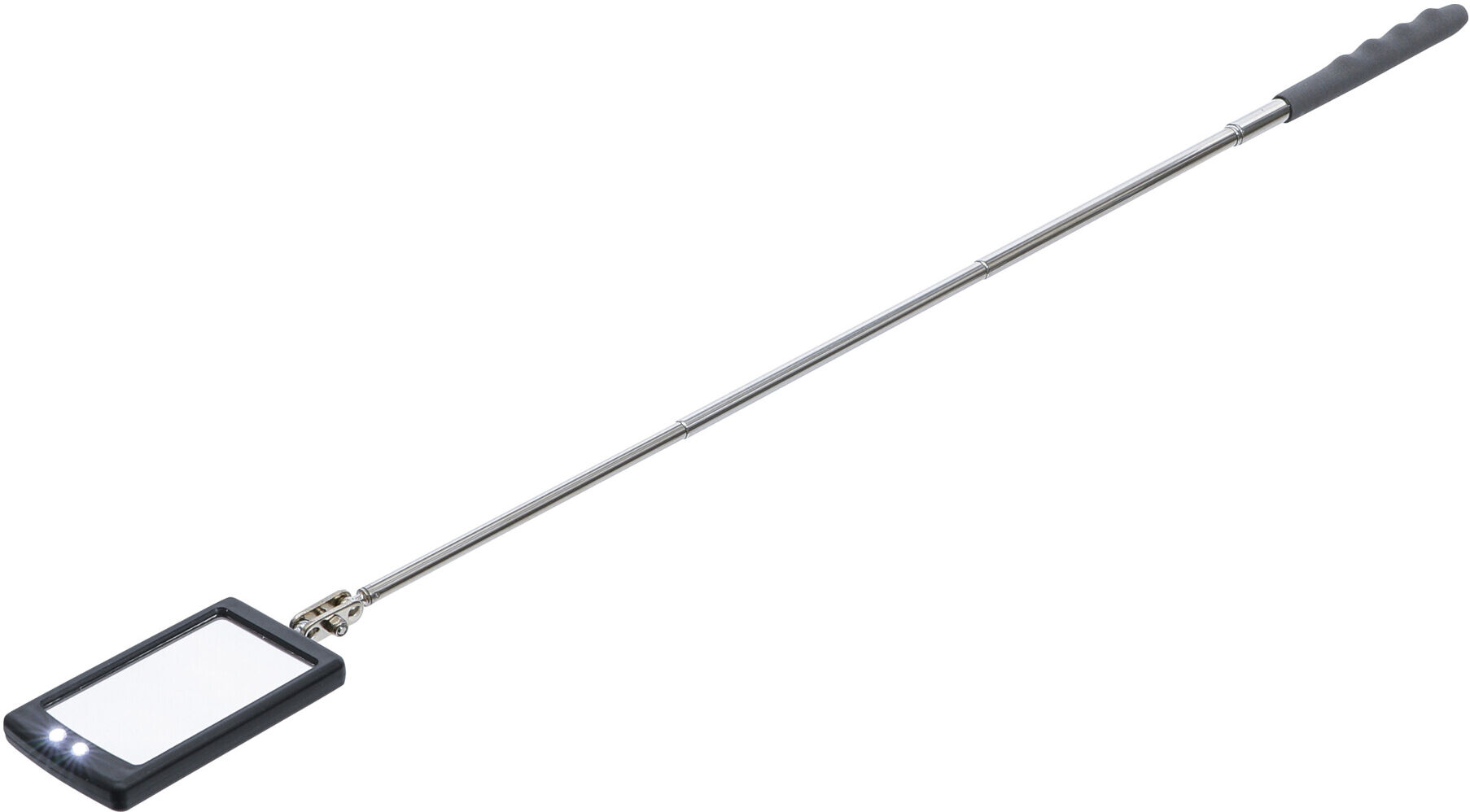 BGS Do it yourself LED-Teleskop-Inspektionsspiegel 290 - 876 mm (99302)