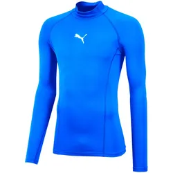 PUMA LIGA Baselayer Funktionsshirt Warm langarm electric blue lemonade 3XL