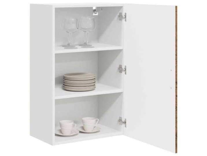 KTHLBRH Kalmar Küchenschrank aus Altholz, 50 x 31 x 80 cm Mehrschichtiges Holz, großer Raum, einfache Montage, Verwendung im Innenbereich, maximale Belastung 60 kg