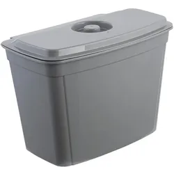 keeeper Küchenabfalleimer "milan", zum Einhängen, 4 Liter Farbe: nordic-grey, mit Deckel, Material: PP, Abfalleimer, Grau