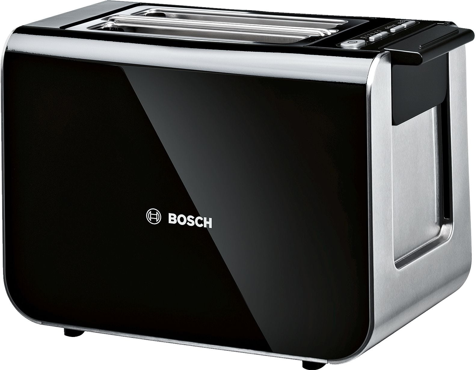 Bosch TAT8613N Styline Toaster 860 W 2 Scheibe(n) 9 Stufen (Schwarz)