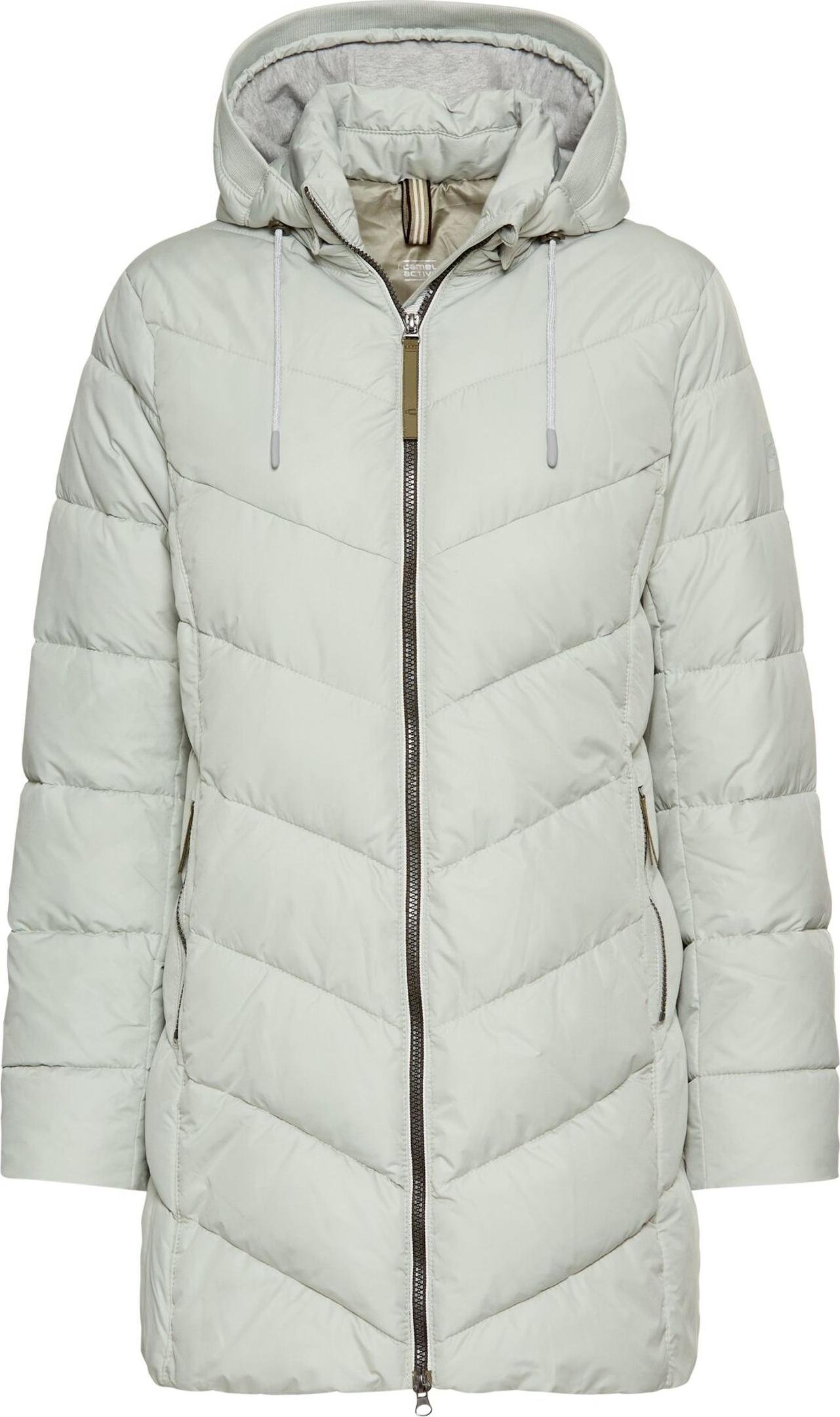 camel active Damen Wattierte Jacke mit Abnehmbarer Kapuze Salbei, womenswear-48