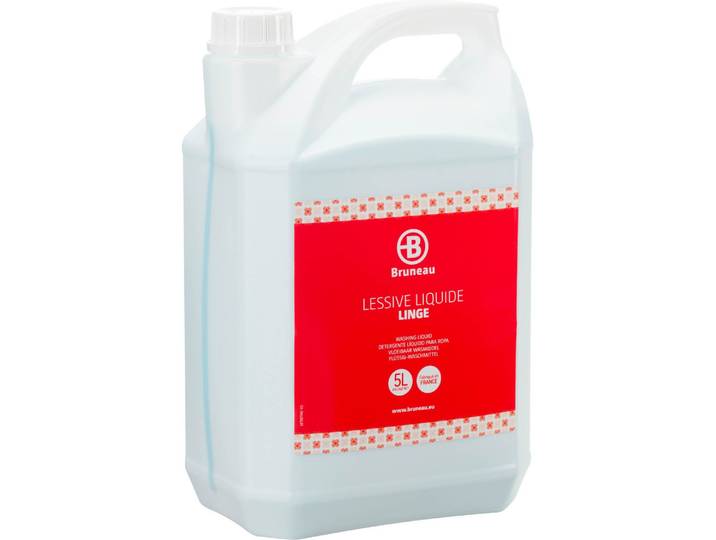 Lessive liquide Bruneau - 30 lavages - Bidon de 5 L - Lessives - Bruneau