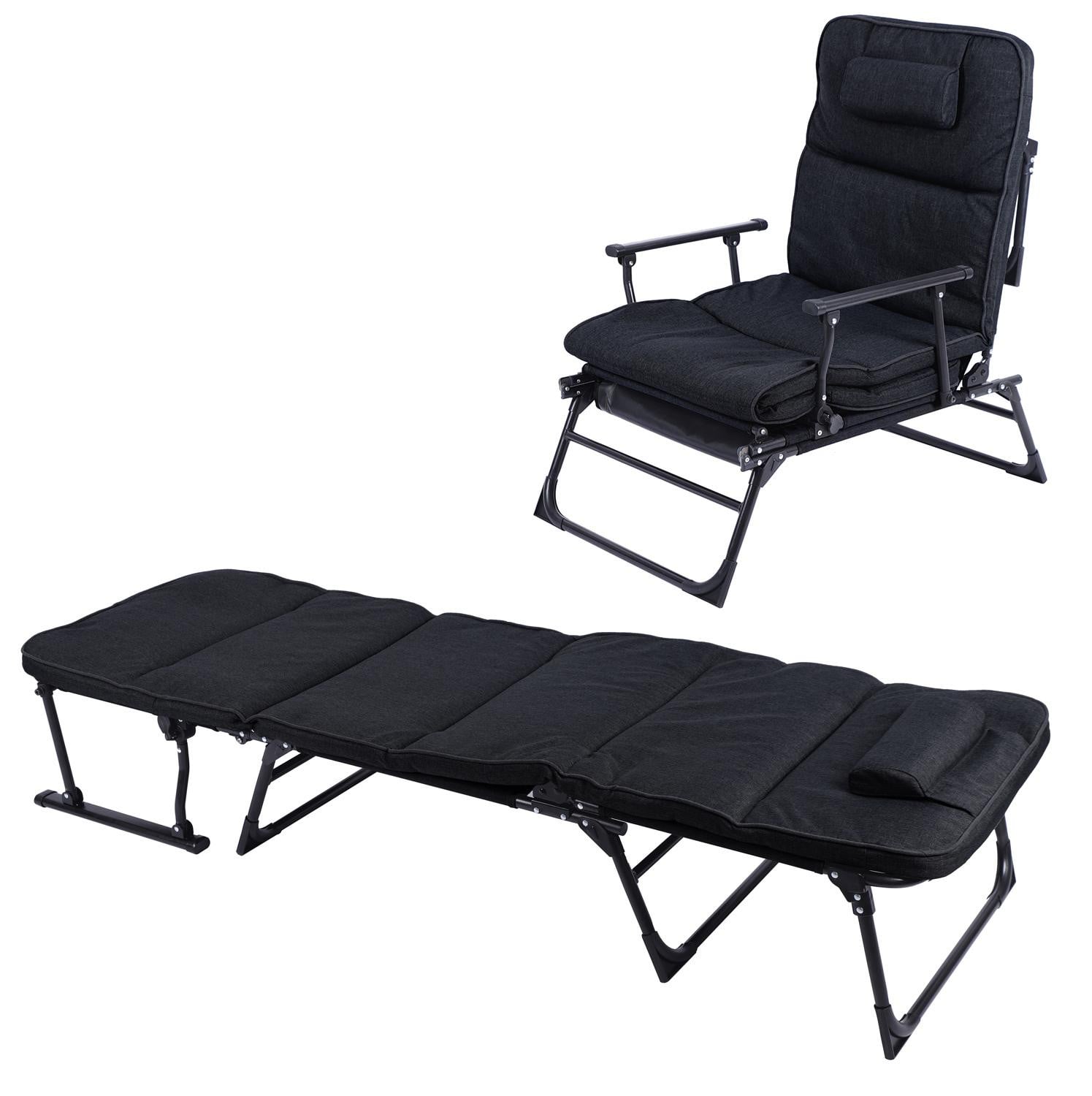 Mojawo multifunctionele tuinstoel, medische stoel, gastenbed en relaxfauteuil inclusief kussens