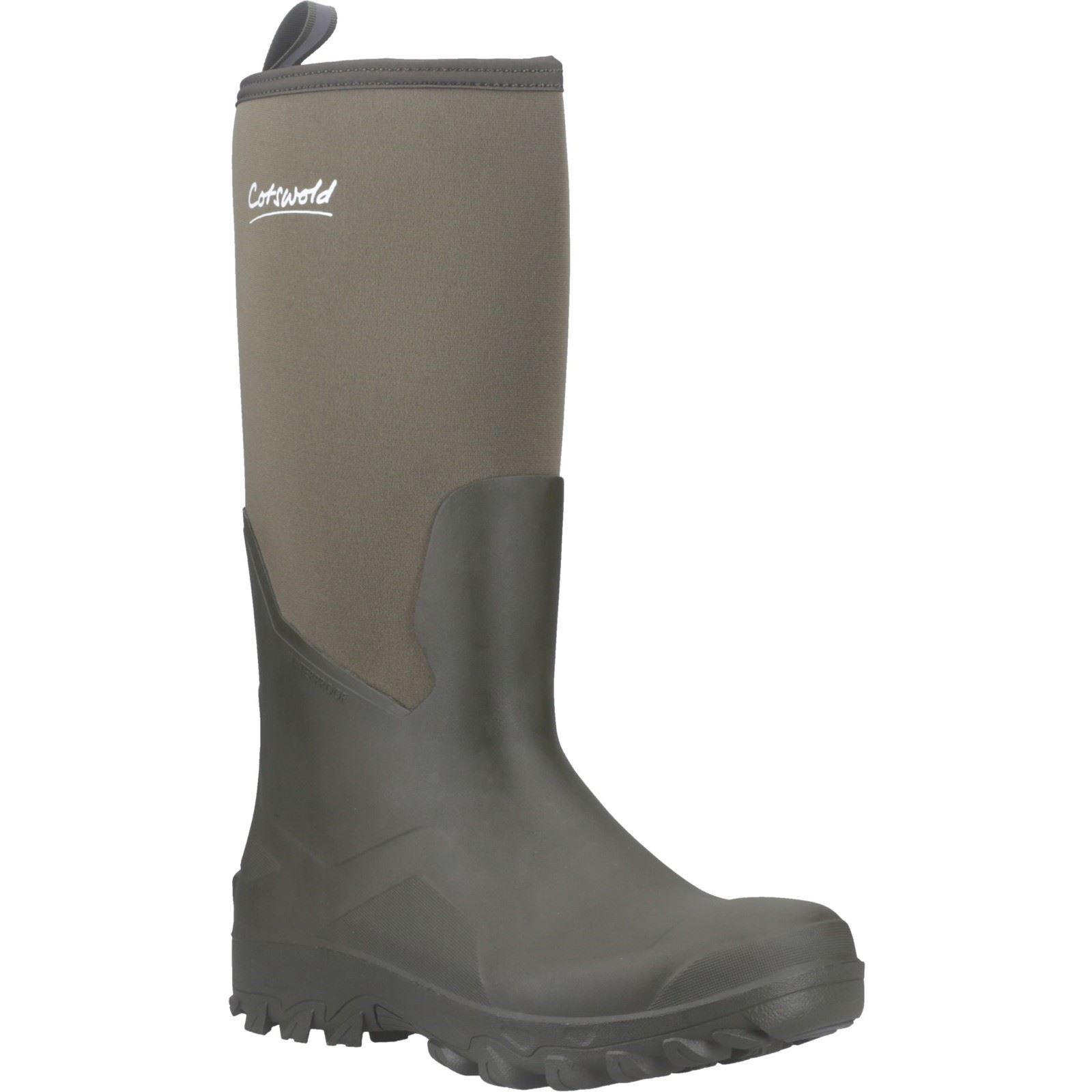 Cotswold Nailsworth Gummi Grün Wellington-Stiefel