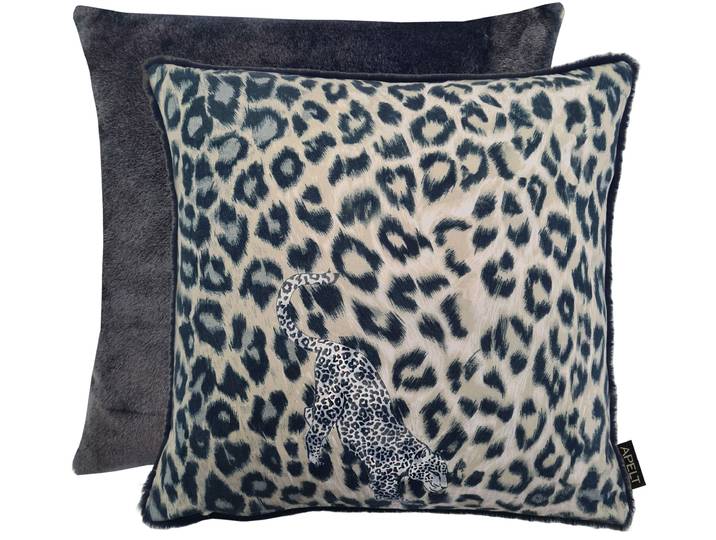 Dekokissen APELT Maurice , bunt (schwarz, natur), B:49cm L:49cm, Obermaterial: 100% Polyester, Dekokissen_Sitzkissen_Kissenhüllen, Dekokissen