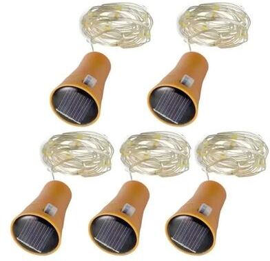 Uplift Picks Solar Wine Bottle Fairy Lights For Effortless Outdoor Party Ambiance Decor warm White