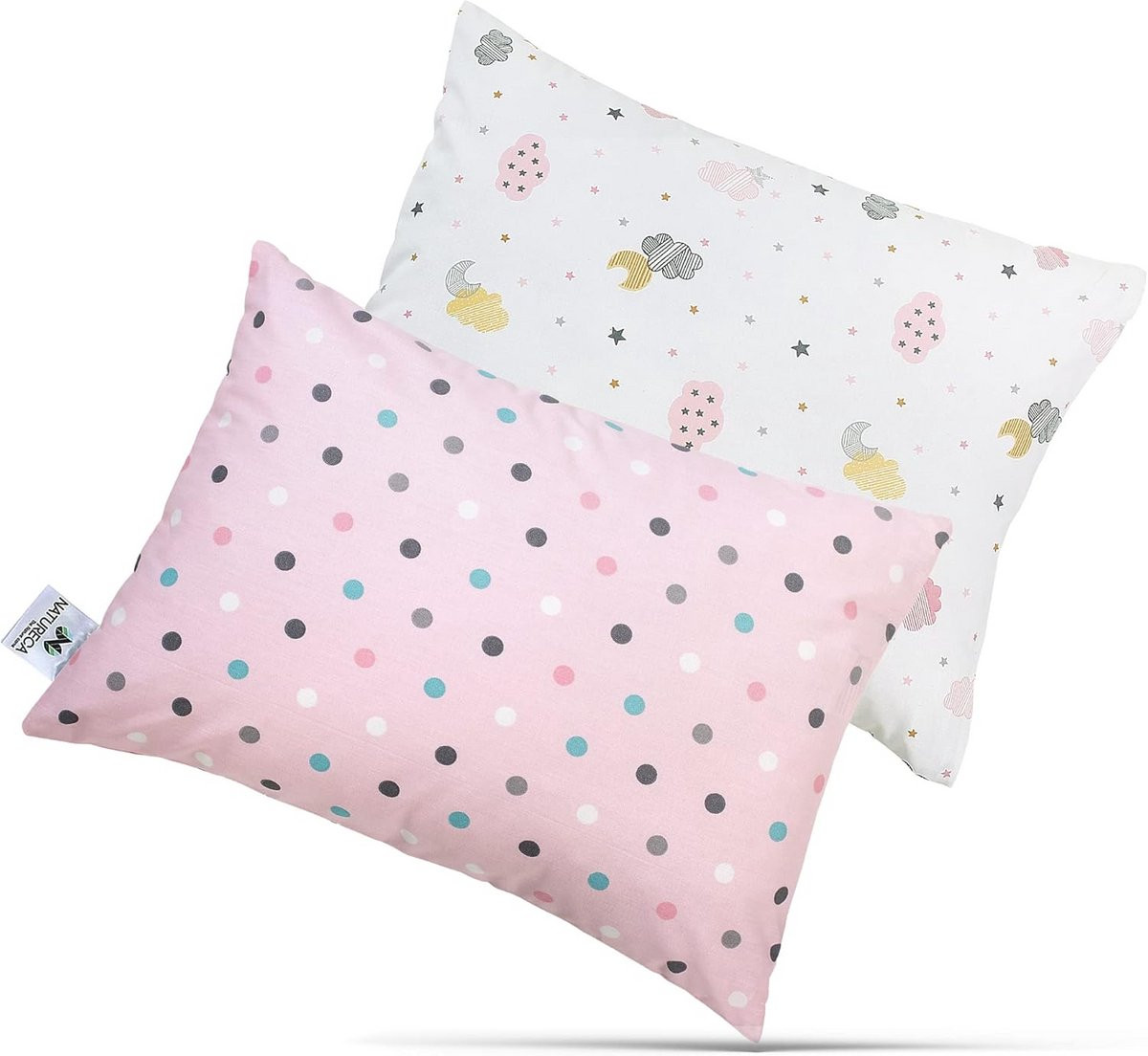 Set van 2 wasbare kussens voor baby's en peuters