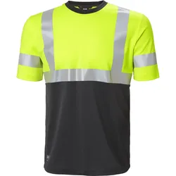 Warnschutz T-Shirt "ADDVIS" UV-Schutz - M - gelb/schwarz