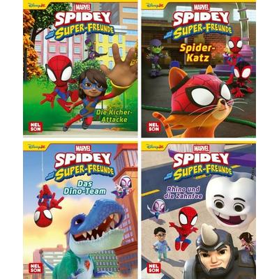 Nelson Mini-Bücher: 4er MARVEL: Spidey und seine Freunde 9-12, Set von , Nelson, 978-3-8451-3039-2