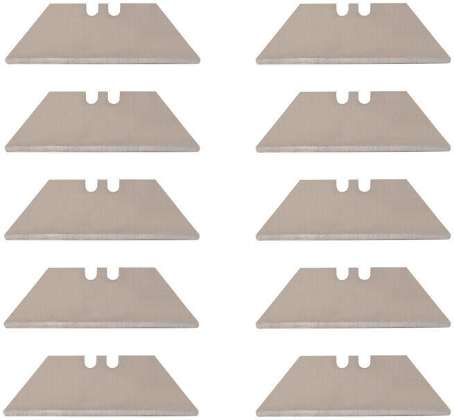 Lame trapézoïdale STIER pour cutter repliable 19 x 61 mm, pack de 10 (902545)