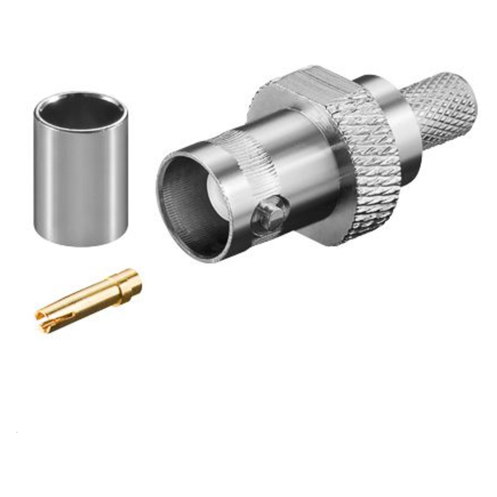 MicroConnect BNC crimp plug for RG59 (Antennenkabel) (BNC59F)
