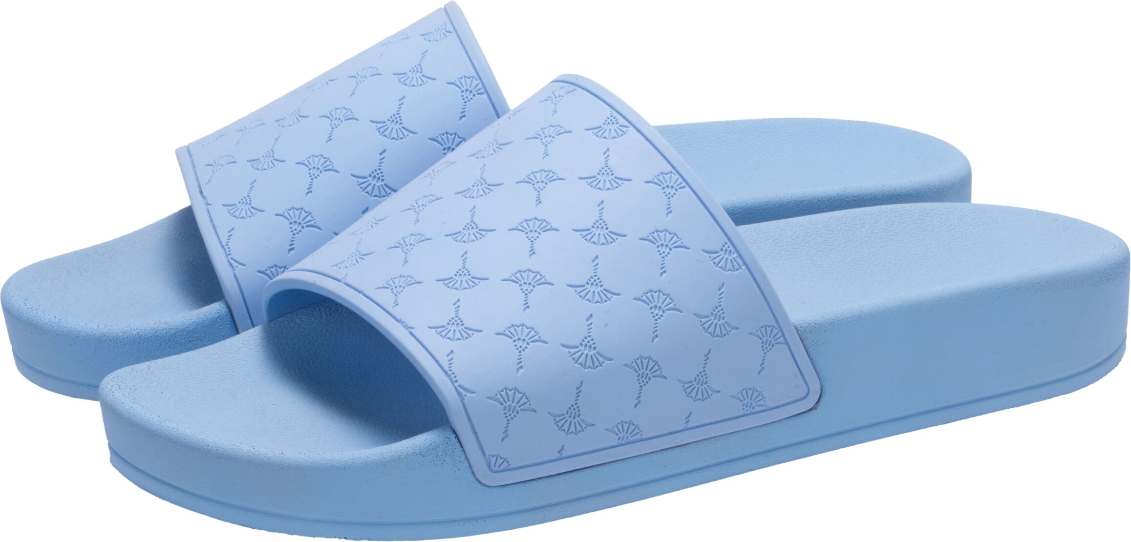 Joop! Badepantolette JOOP, Damen, Gr. 37, Synthetik, blau (hellblau), Schuhe Badepantolette, Strandschuh, Sommerschuh, Badeschuh, Schlappen zum Schlupfen
