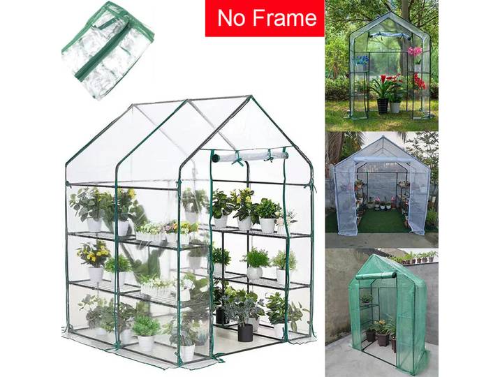 Tente de culture étanche pour la protection des plantes, couverture de serre de marche, maison et jardin, extérieur et intérieur, sans cadre, grand, nouveau, 2024