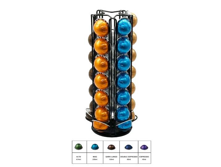 Support rotatif pour capsules de café Vertuoline T1, porte-carrousel, peut contenir des dosettes de café, accès facile pour A.net expresso, 35 pièces