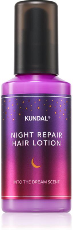 KUNDAL Night Repair Hair Lotion soin de nuit hydratant pour cheveux avec parfums Into The Dream 100 ml