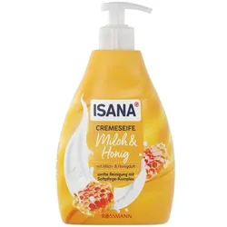 ISANA Cremeseife »Milch & Honig« 500 ml gelb