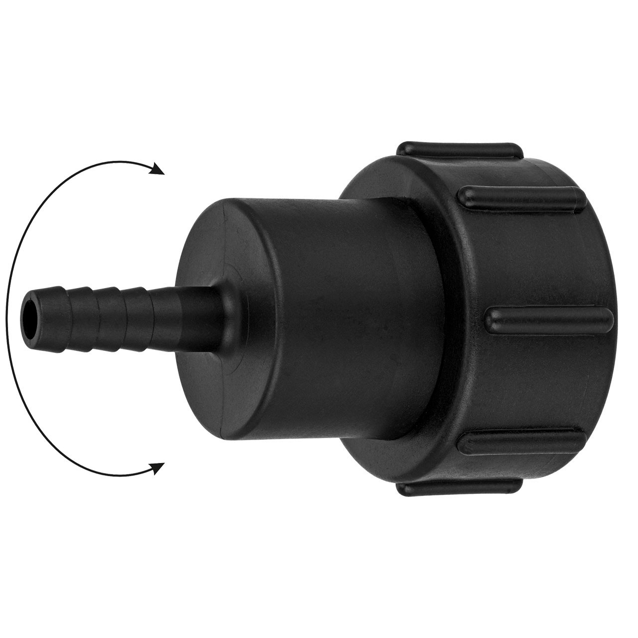 REKUBIK IBC Adapter S60x6 - Schlauchtülle Drehgelenk Reduzierung 19mm (3/4") IBCSHTS020
