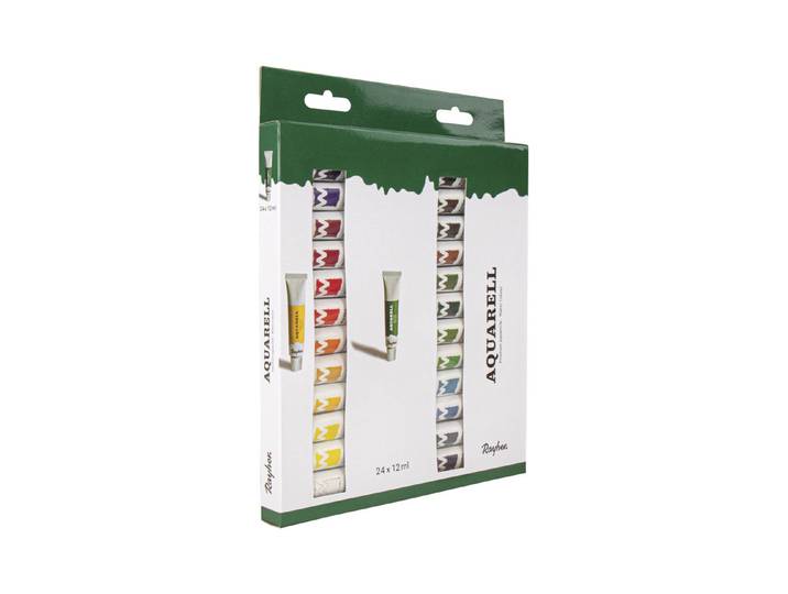 Künstler-Set Aquarellfarben, 24 Farben x 12ml, Set 288ml