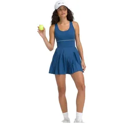 Wilson, Damen, Sportshirt, Sportif Tennis Dress Damen Court Blau (XL), Blau