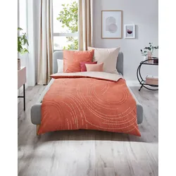 kaeppel Bettwäsche Satin Jaro terra 200x200 cm + 2x80x80 cm