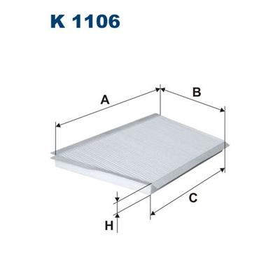 FILTRON Filter, Innenraumluft K 1106 für Mercedes