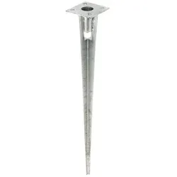 Alberts, Zaunpfosten + Pfähle, Einschlag-Bodenhlse fr Pfosten? 38 mm, feuerverzinkt, 1 Stck