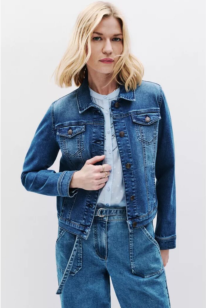 Caroll - Jacke, für Damen, Blau Denim, Größe 40