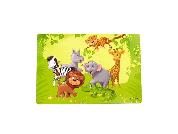 Platzset RITZENHOFF & BREKER Platzmatte Dschungeltiere 30 x 45 cm bunt , bunt, Platzsets, Platzset