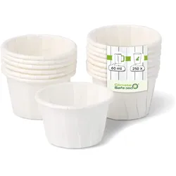 greenbox - Papierbecher 60 ml, weiß, 250 St.