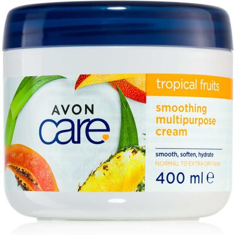 Avon Care Tropical Fruits crème multifonctionnelle pour les mains, les jambes et le corps 400 ml