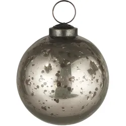 IB Laursen Weihnachtskugel Glas pebbled, Höhe 6.5, Ø 5.8 cm, soil