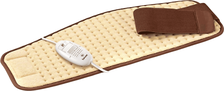 Almohadilla eléctrica - Beurer HK49, 100 W, 3 Niveles de temperatura, 90 min, Algodón suave, Beige