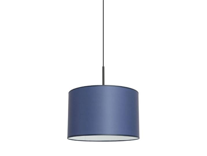 Design Pendellampe „Nevia“ Marineblau/Schwarz Sollux Lighting