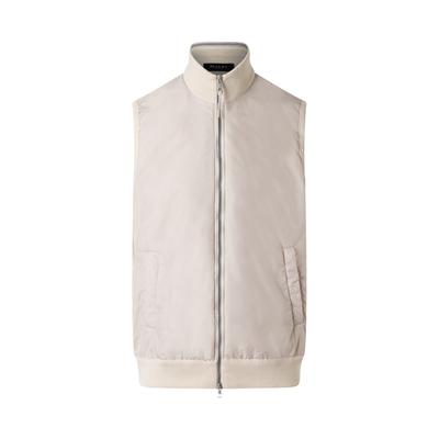 Strickweste MAERZ MUENCHEN "Maerz Muenchen 532701 Strickweste Herren Bekleidung", Herren, Gr. 54, beige, 100% Polyamid, Westen Strickweste