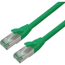ROLINE RECYCLED MATERIAL ROLINE RM Patchkabel Cat.6A S/FTP (PiMF), grün, 2 m 21.45.3232