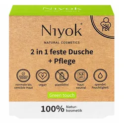 80g Niyok 2 in 1 feste Dusche + Pflege - Green touch