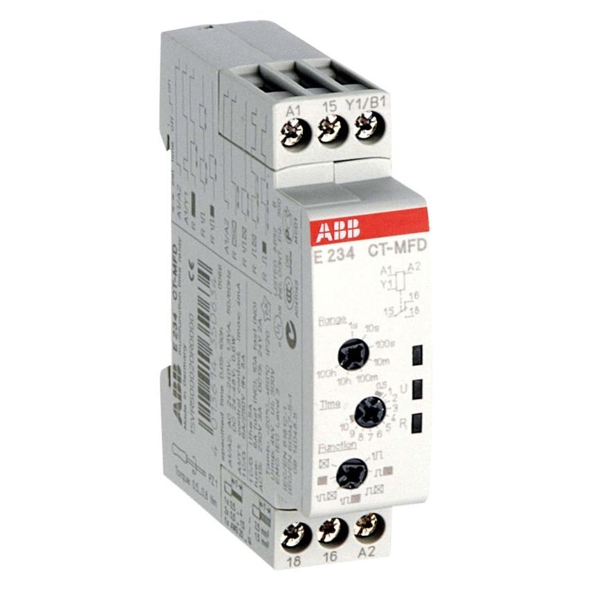 ABB Multifunktion Zeitrelais E234CT-MFD 24-240VAC, 24-48VDC CT-MFD.12 (1SVR500020R0000)