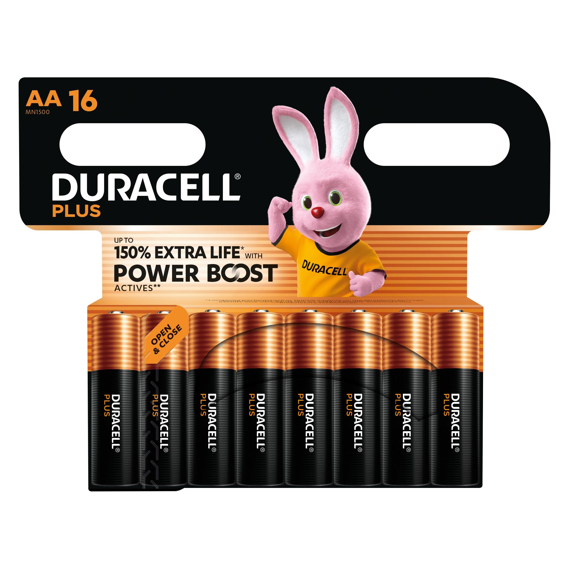 Duracell Plus Power Boost MN1500 Mignon AA (16 Stk., AA) (5000394176386)