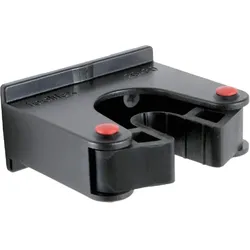 Toolflex Halterung 20–30 mm Schwarz – für Aluschiene oder Einzelmontage