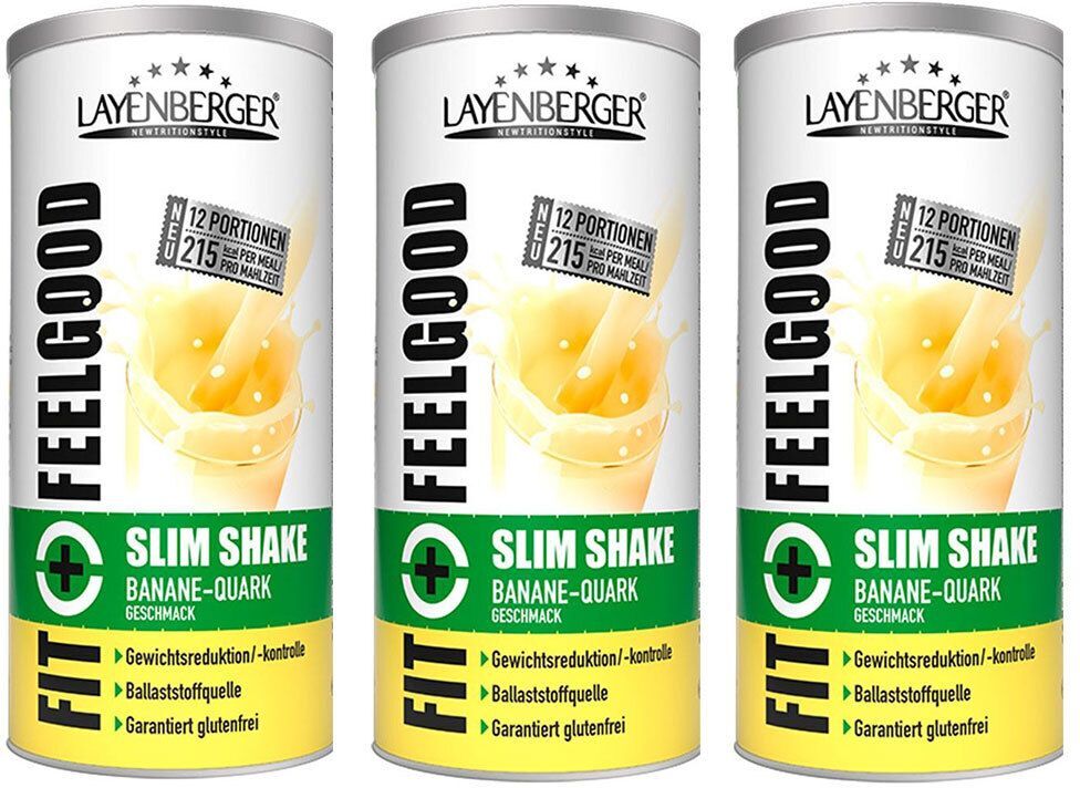 Layenberger Fit+Feelgood Slim, Banane-Quark, Pulver 3x396 g