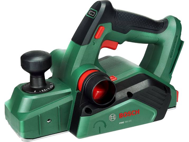 Akku-Elektrohobel BOSCH HOME & GARDEN PHO 18V-20 solo , grün, B:17,1cm H:18,7cm L:29,1cm, Hobelmaschinen, Akku-Elektrohobel, ohne Akku und Ladegerät