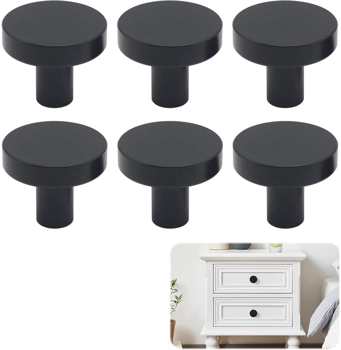 GELLDG Zinklegering Kastgrepen - Mat Zwart - Klassiek Design - Meubelknoppen voor Keukenkastjes en Lades