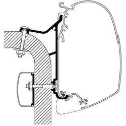 Thule Hymer B2 Klasse Adapter für Serie 5 3,0m