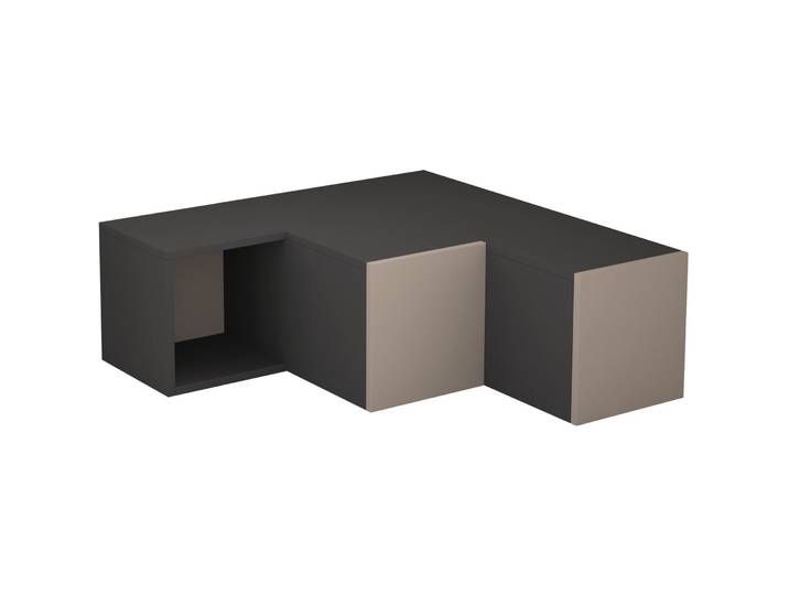 TV-Möbel Cubus anthrazit Holzwerkstoff B 90 cm
