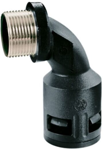 flexa Schnellverschraubung 90° Bogen RQBK90-M AD21,2/M20 schwarz IP67 (15105021220)