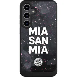 Nivocase Hülle für Samsung Galaxy S24+ Handyhülle NIVOcore Case Schwarz FC Bayern München Mia San Mia Girl (Samsung Galaxy S24+), Smartphone Hülle, Schwarz