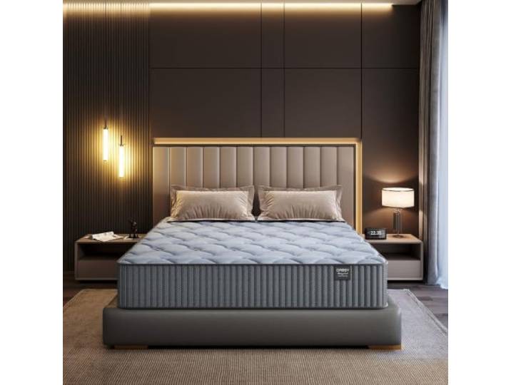 Grbsy Taschenfederkern Matratze 135x190x30.5 cm H3, Hybrid Gel-Memory Foam ergonomischer 7-Zonen-Komfort, atmungsaktiv, stabile Kanten & Bewegungsdämpfung, OEKO-TEX et CertiPUR-US, Gerollt im Karton