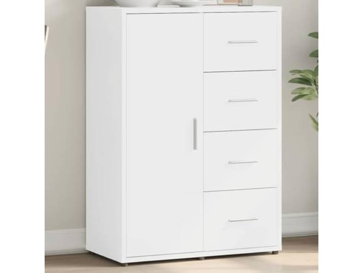 RJPLMFV Anrichte, weiß, 60 x 31 x 84 cm, Aufbewahrungsmöbel aus technischem Glatte Oberfläche, feuchtigkeitsbeständig, einfache Reinigung, Wandmontage erforderlich