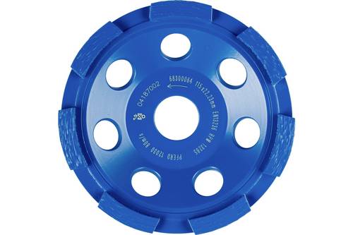 PFERD TOOLS 68300064 Diamant-Teller DCW 1R 115x6x22,23mm zum egalisieren von Beton und Estrich Durchmesser 115mm